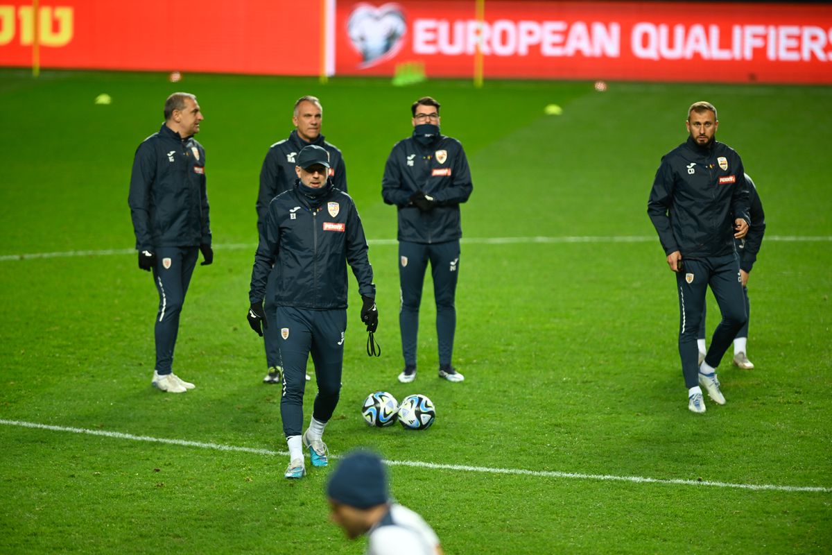 Conferință și antrenament România înainte de meciul cu Israel