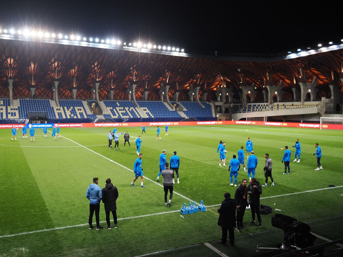 Antrenament Israel înainte de meciul cu România