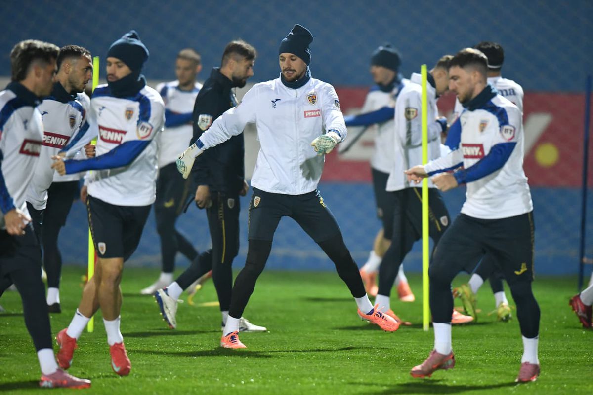 Antrenament România înainte de San Marino