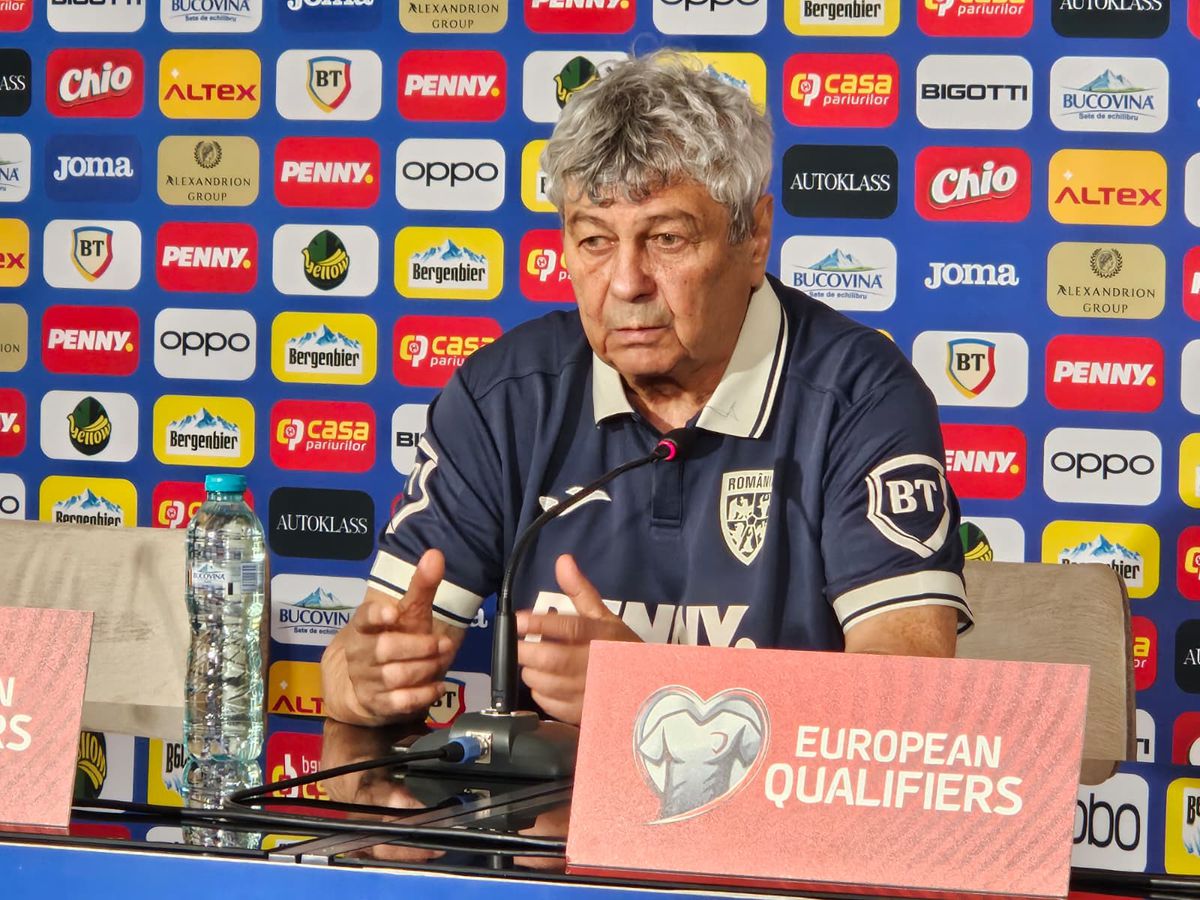 Lucescu a făcut praf doi „tricolori”, apoi s-a enervat și a plecat din conferință: „Mă tot frecați! Nici măcar nu l-am mai văzut”