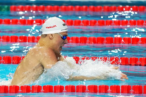 Darius Coman în proba de 200 m bras FOTO Roxana Fleșeru