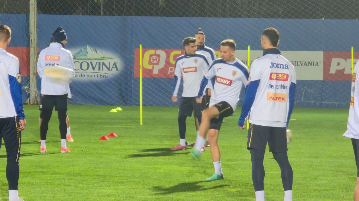 Antrenament România înainte de San Marino