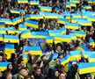 De la startul invaziei, ucrainenii și-au susținut cauza și pe stadioane / Sursă foto: Guliver/Getty Images