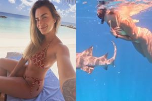 Aryna Sabalenka face SENZAȚIE în vacanța de vis din Maldive: a înotat cu rechinii