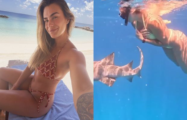 Aryna Sabalenka face SENZAȚIE în vacanța de vis din Maldive: a înotat cu rechinii