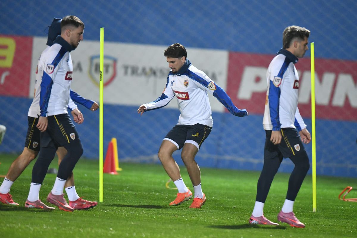 Antrenament România înainte de San Marino