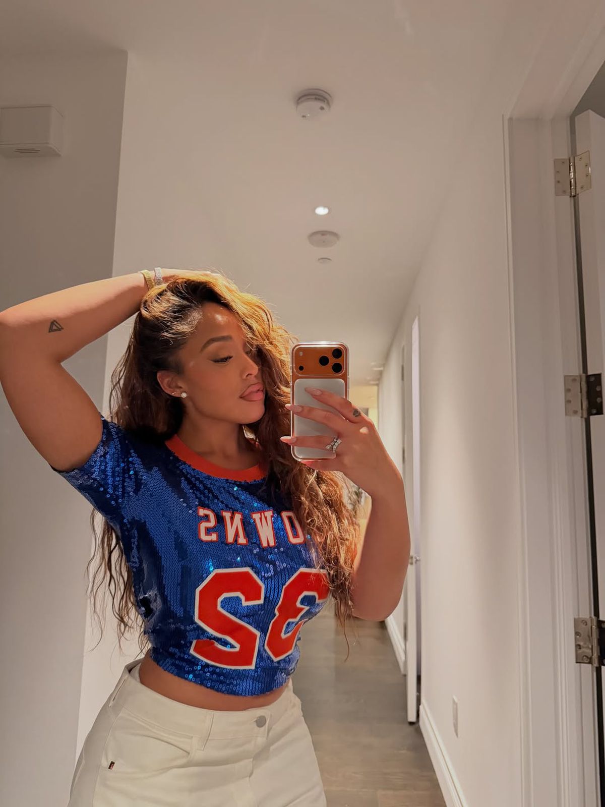 Jordyn Woods, iubita lui Karl-Anthony Towns, starul echipei New York Knicks. Foto: Instagram