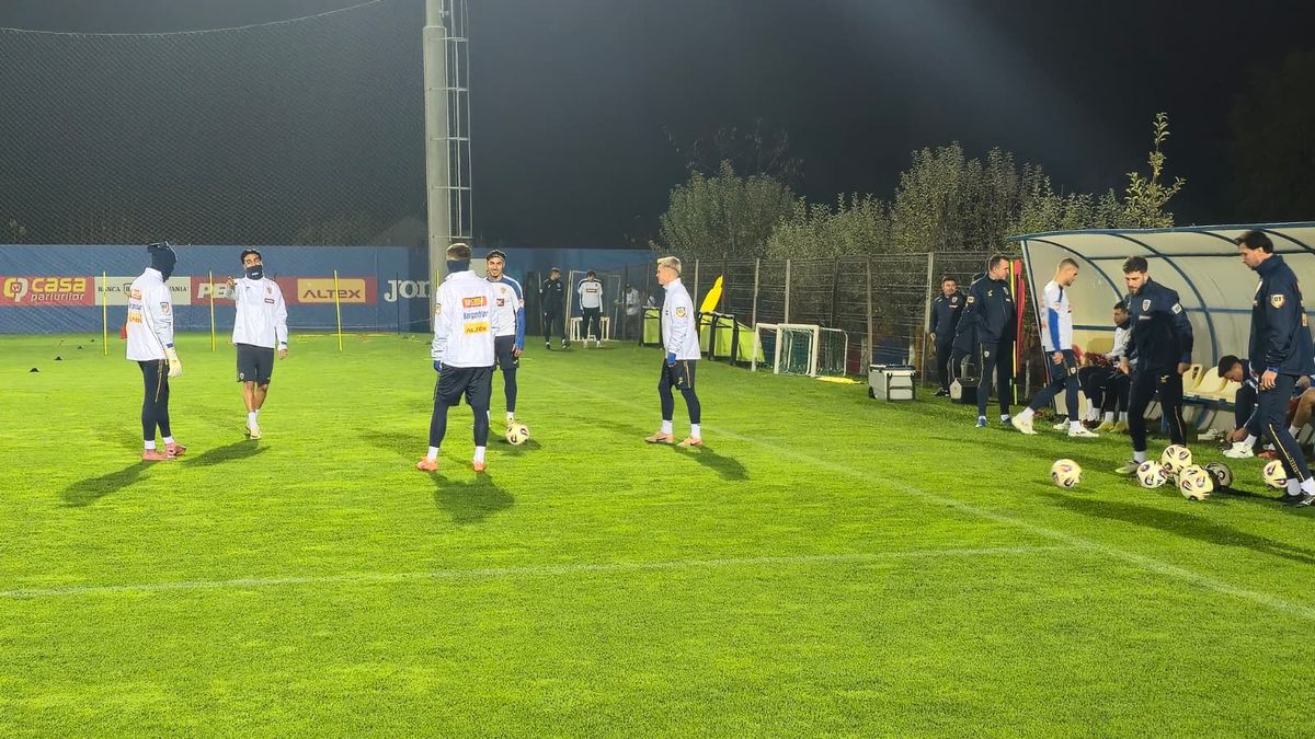 Antrenament România înainte de San Marino