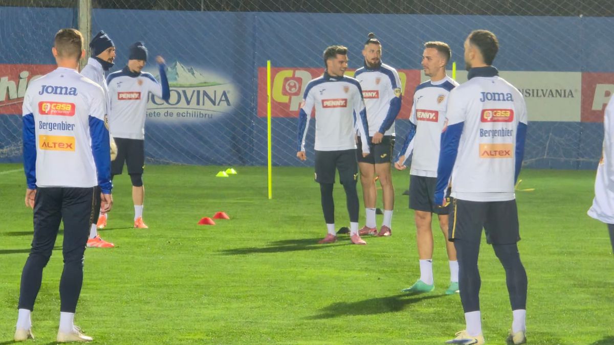 Antrenament România înainte de San Marino