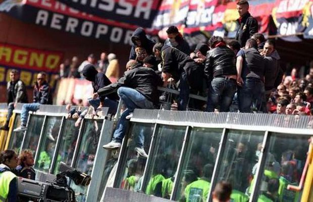 VIDEO Haos şi ameninţări la Genoa lui Ionuţ Radu: „Vă spargem dinţii!” :O