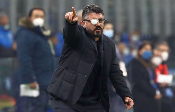 Gennaro Gattuso, furibund după înfrângere: „Numai în Italia ești eliminat pentru «vaffanculo»”. Suferința antrenorului