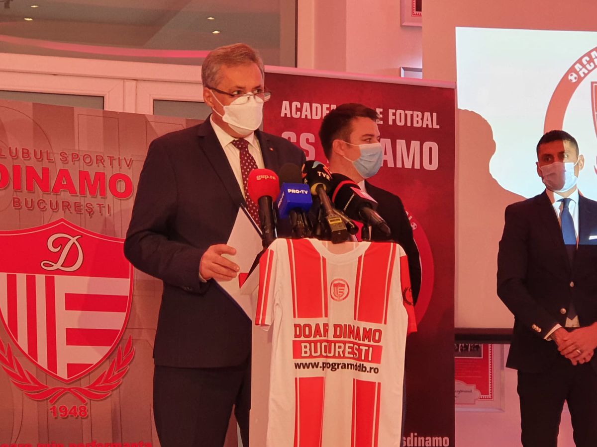 FOTO Prima schiță a viitorului stadion Dinamo » Ce spun ministrul Vela și președintele CS Dinamo: „Proiectul se desfășoară cu o viteză alarmantă” 