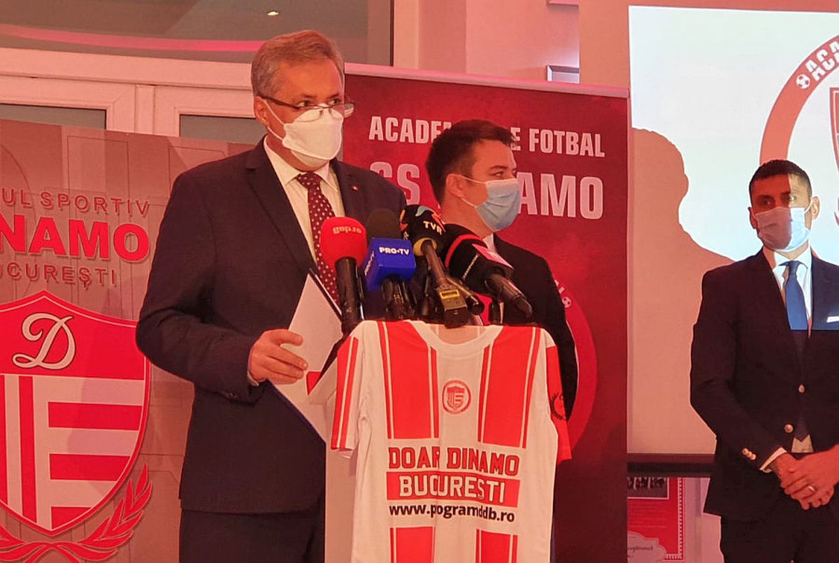 FOTO Prima schiță a viitorului stadion Dinamo » Ce spun ministrul Vela și președintele CS Dinamo: „Proiectul se desfășoară cu o viteză alarmantă” 