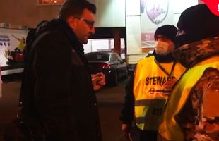 VIDEO EXCLUSIV Dorin Șerdean, oprit de firma de securitate la intrarea pe stadion! Dialogul surprins de GSP: „Cine ți-a dat ordin? Dă-mi un nume!”