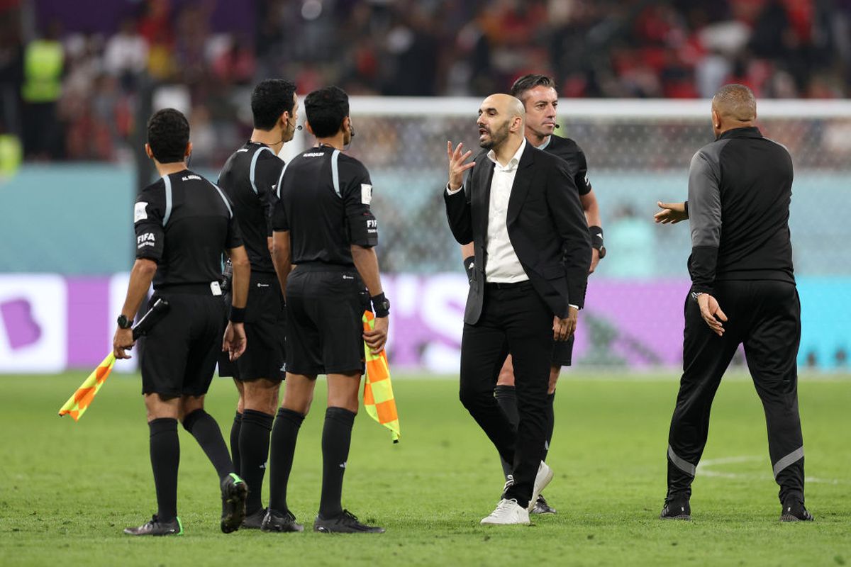 Scandal după finala dintre Croația și Maroc » Walid Regragui a făcut cu greu pace: „Am vrut doar să le aducem oamenilor puțină bucurie”