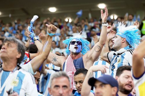 Fanii Argentinei sunt pregătiți pentru finala Mondialului // foto: Guliver/gettyimages