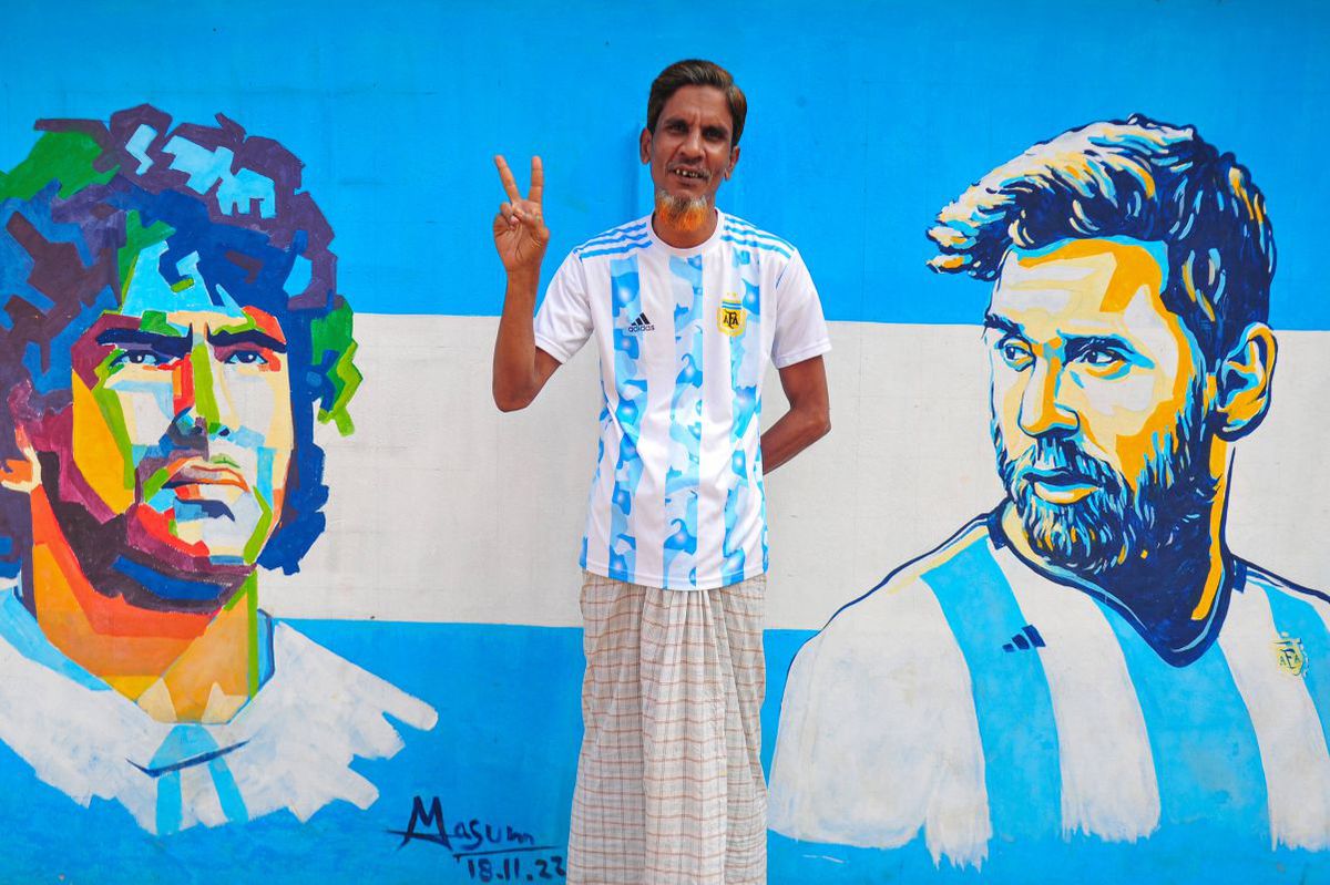 Dincolo de imaginație » Motivul pentru care milioane de bengalezi ies în stradă pentru Argentina lui Messi! Imaginile sunt fabuloase