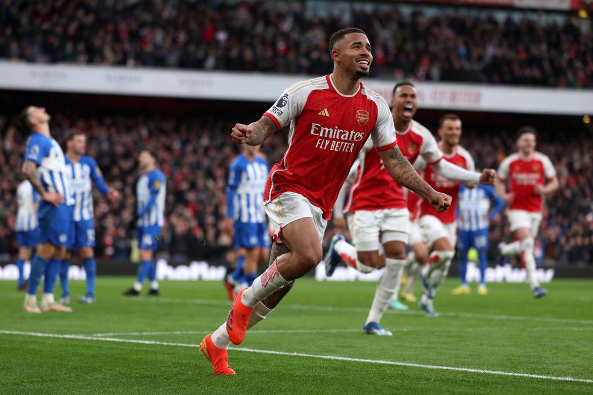Arsenal - Brighton 2-0, 17 decembrie 2023
