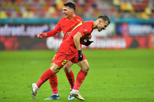 Bucuria lui Darius Olaru după al doilea gol marcat aseară FOTO: Cristi Preda
