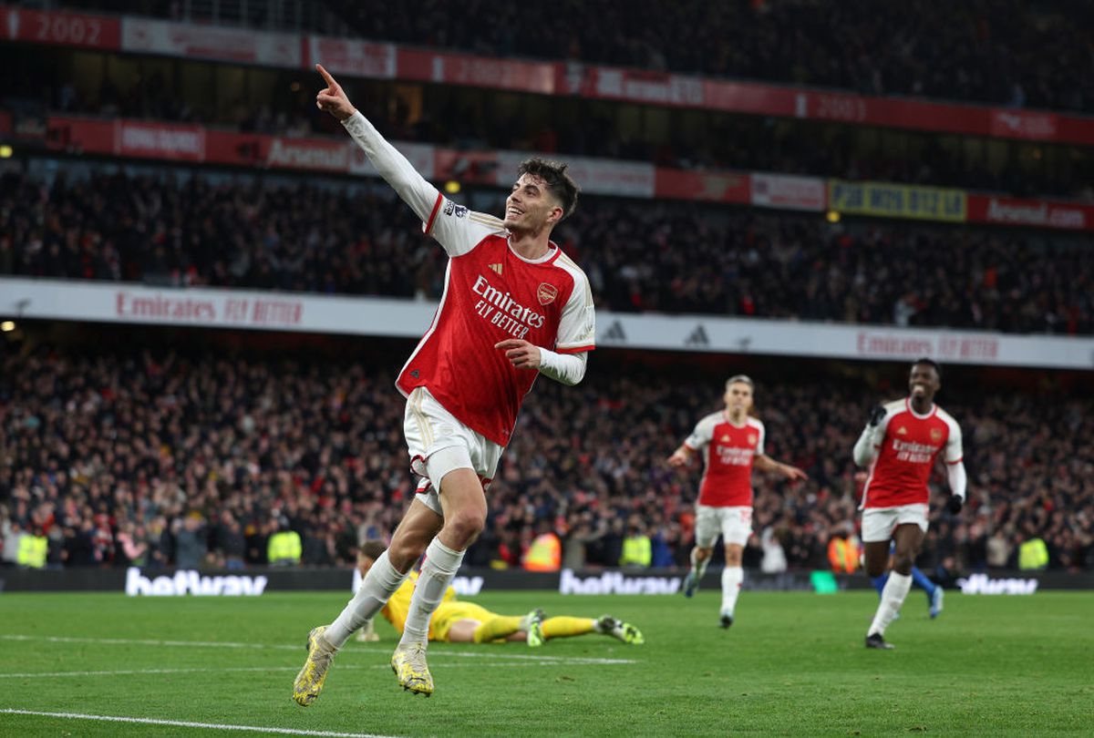 Arsenal - Brighton 2-0, 17 decembrie 2023