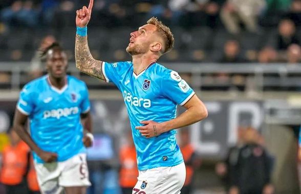 Denis Drăguș a primit o nouă ofertă din Turcia » Unde ar putea ajunge atacantul de la Trabzonspor