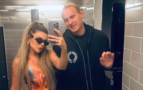 Janis Timma și Anna Sedokova, pe vremea când formau un cuplu. Foto: Instagram