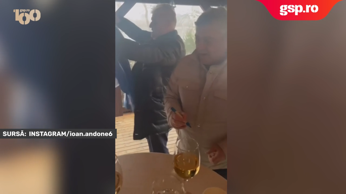 Viral: Mircea Lucescu, petrecere cu lăutari alături de Ioan Andone și Cornel Șfaițer