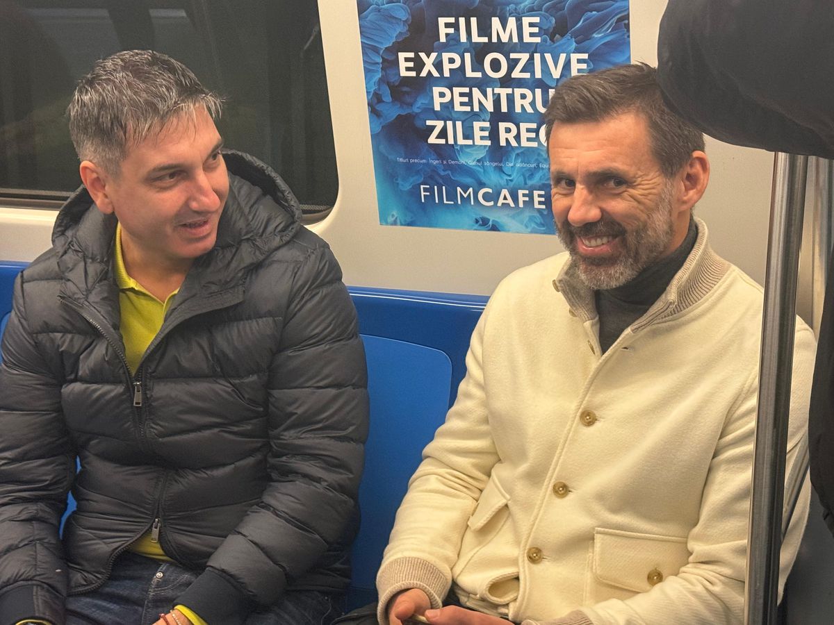 Zeljko Kopic cu metroul prin București: întâlnire de gradul zero cu primarul Nicușor Dan