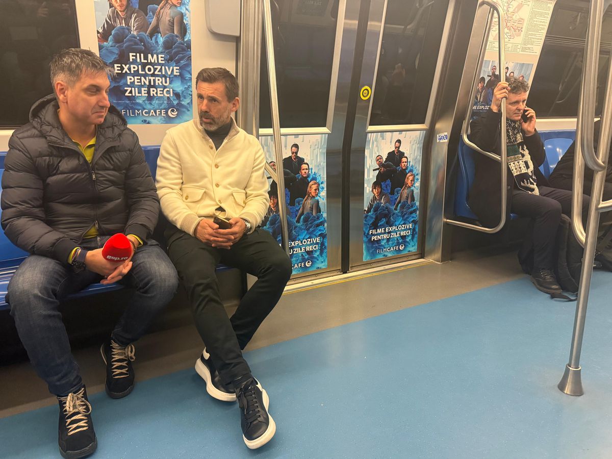 Zeljko Kopic cu metroul prin București: întâlnire de gradul zero cu primarul Nicușor Dan