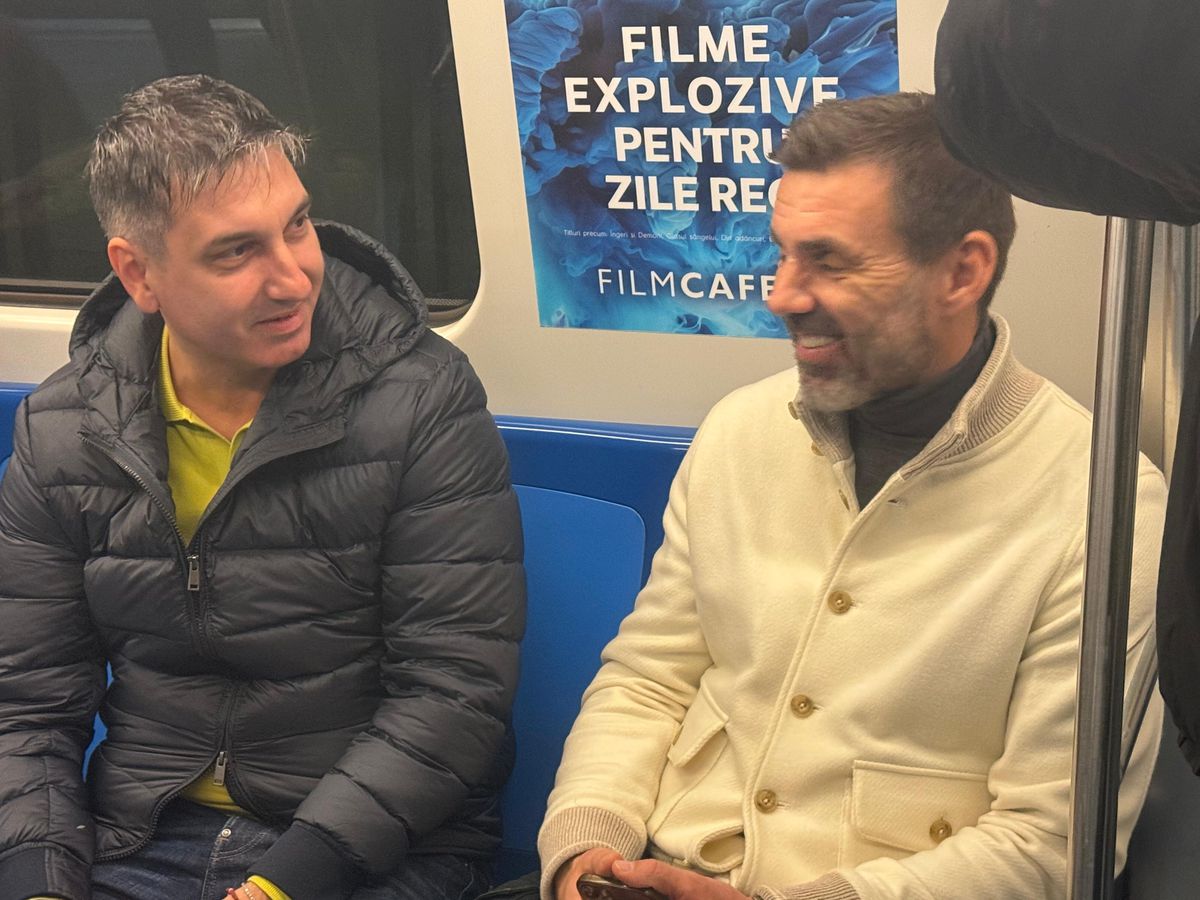 Zeljko Kopic cu metroul prin București: întâlnire de gradul zero cu primarul Nicușor Dan