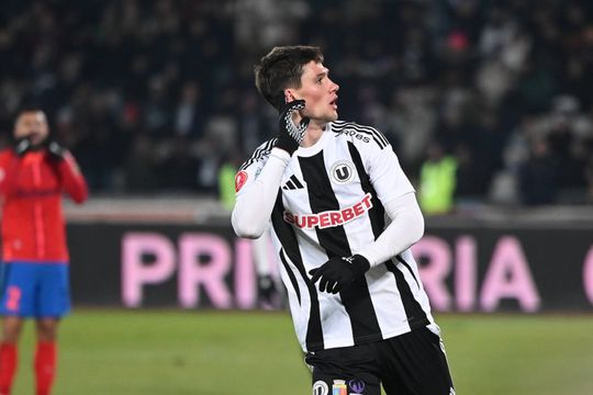 Vladislav Blănuță se află pe locul 2 în clasamentul marcatorilor din Superliga, cu 9 reușite, la egalitate cu Astrit Selmani (Dinamo). Primul loc este „capturat” de către Daniel Bîrligea. Foto: Imago