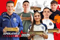 CAMPIONII Superlativelor GSP, cea de-a 60-a ediție: Andrei Rațiu (Fotbalistul Anului), Ioana Stancu (Fotbalista Anului), Cristi Chivu (Antrenorul Anului), Juri Cisotti (Străinul Anului) și David Popovici (Sportivul Anului)!