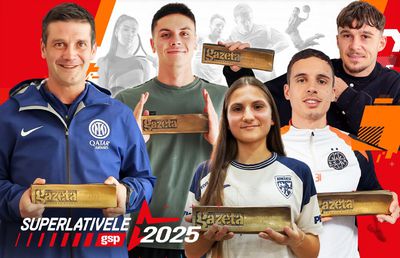 CAMPIONII Superlativelor GSP, cea de-a 60-a ediție: Andrei Rațiu (Fotbalistul Anului), Ioana Stancu (Fotbalista Anului), Cristi Chivu (Antrenorul Anului), Juri Cisotti (Străinul Anului) și David Popovici (Sportivul Anului)!