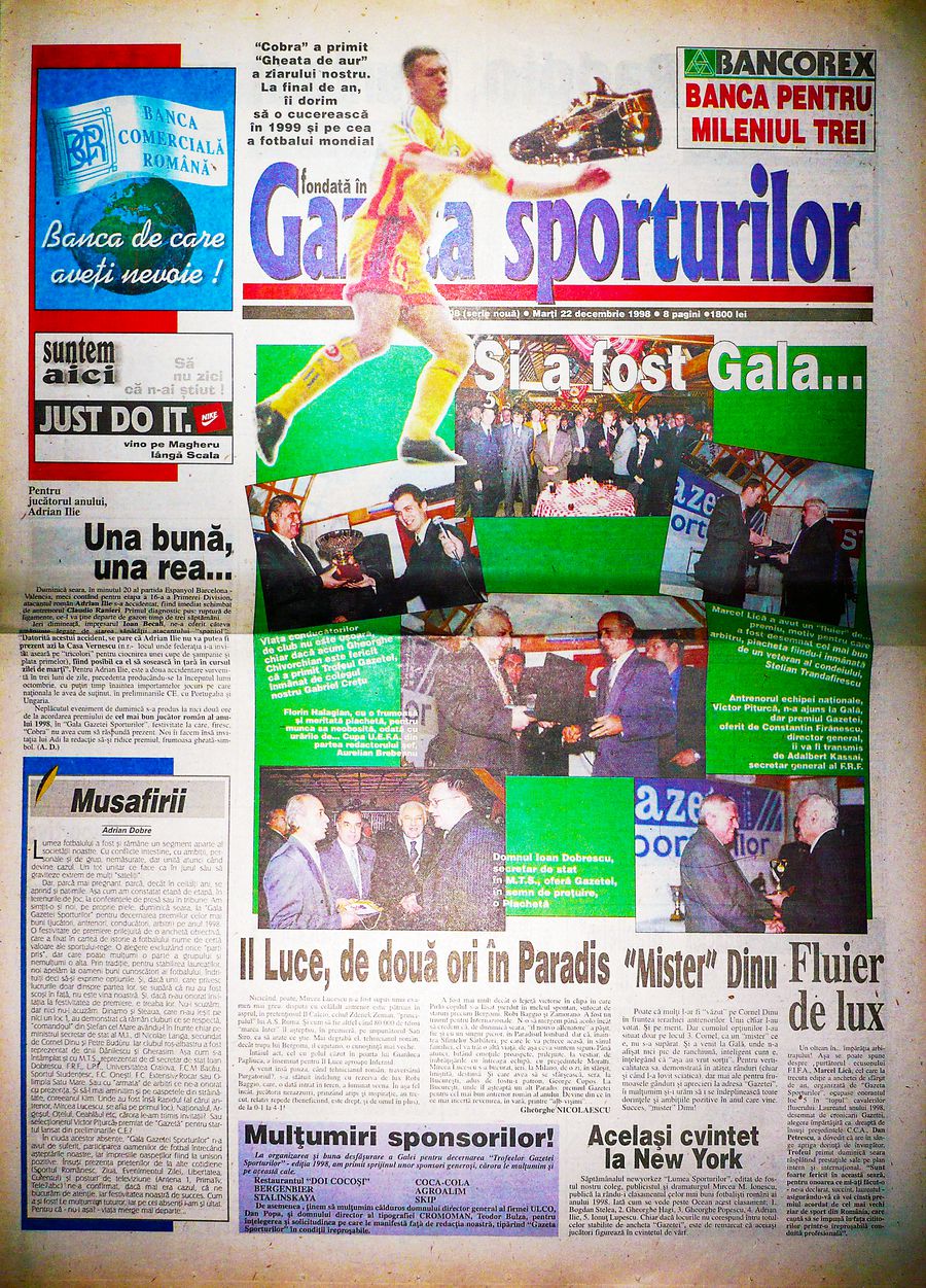 Câteva ore până la Superlativele GSP » Marele Adrian Ilie votează Fotbalistul și Antrenorul Anului