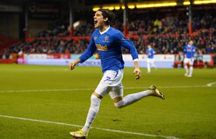 Ianis Hagi, gol de mare atacant pentru Rangers! Campioana Scoției s-a încurcat pe terenul lui Aberdeen