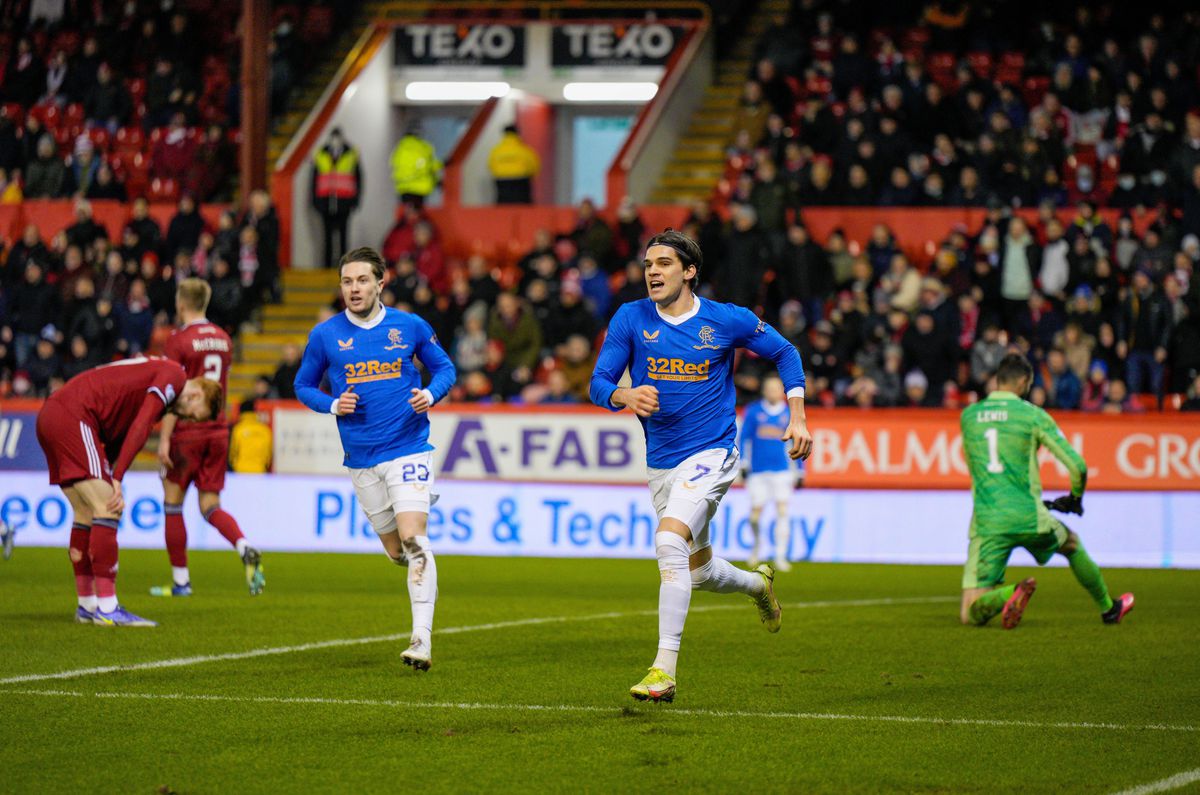 Ianis Hagi, gol de mare atacant pentru Rangers! Campioana Scoției s-a încurcat pe terenul lui Aberdeen