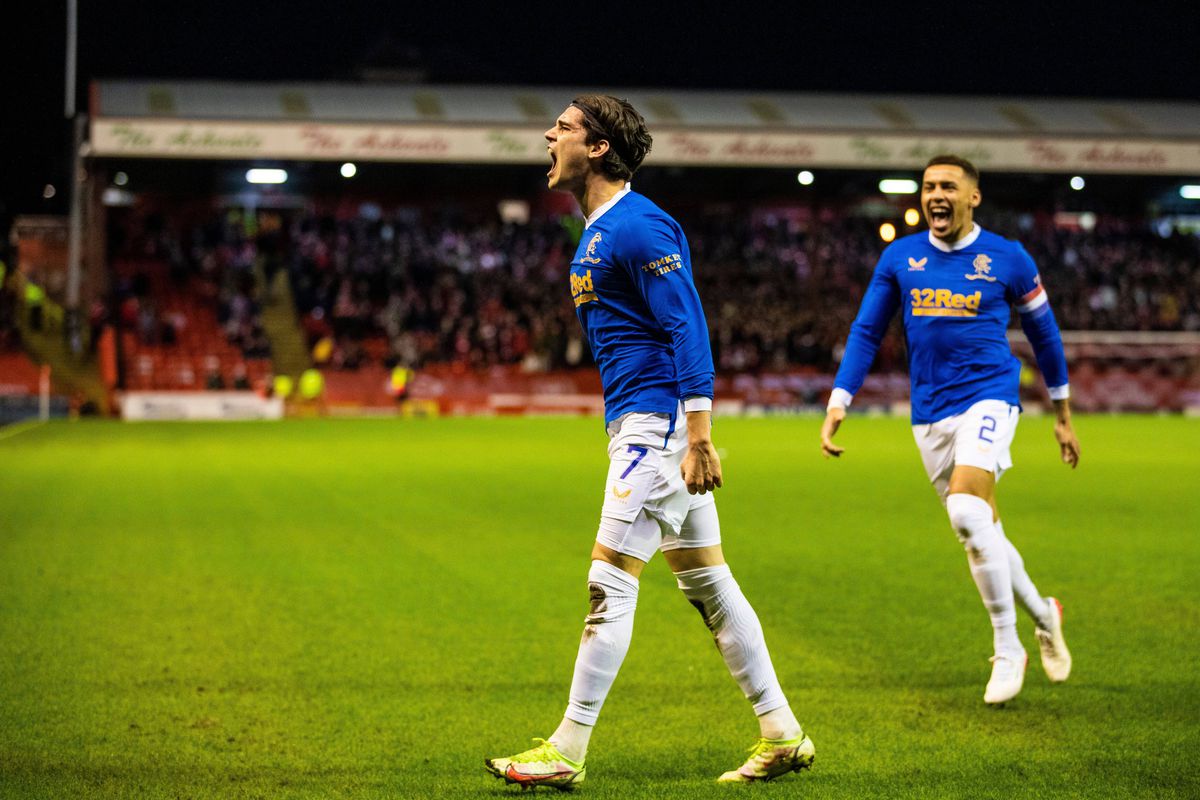 Ianis Hagi, gol de mare atacant pentru Rangers! Campioana Scoției s-a încurcat pe terenul lui Aberdeen