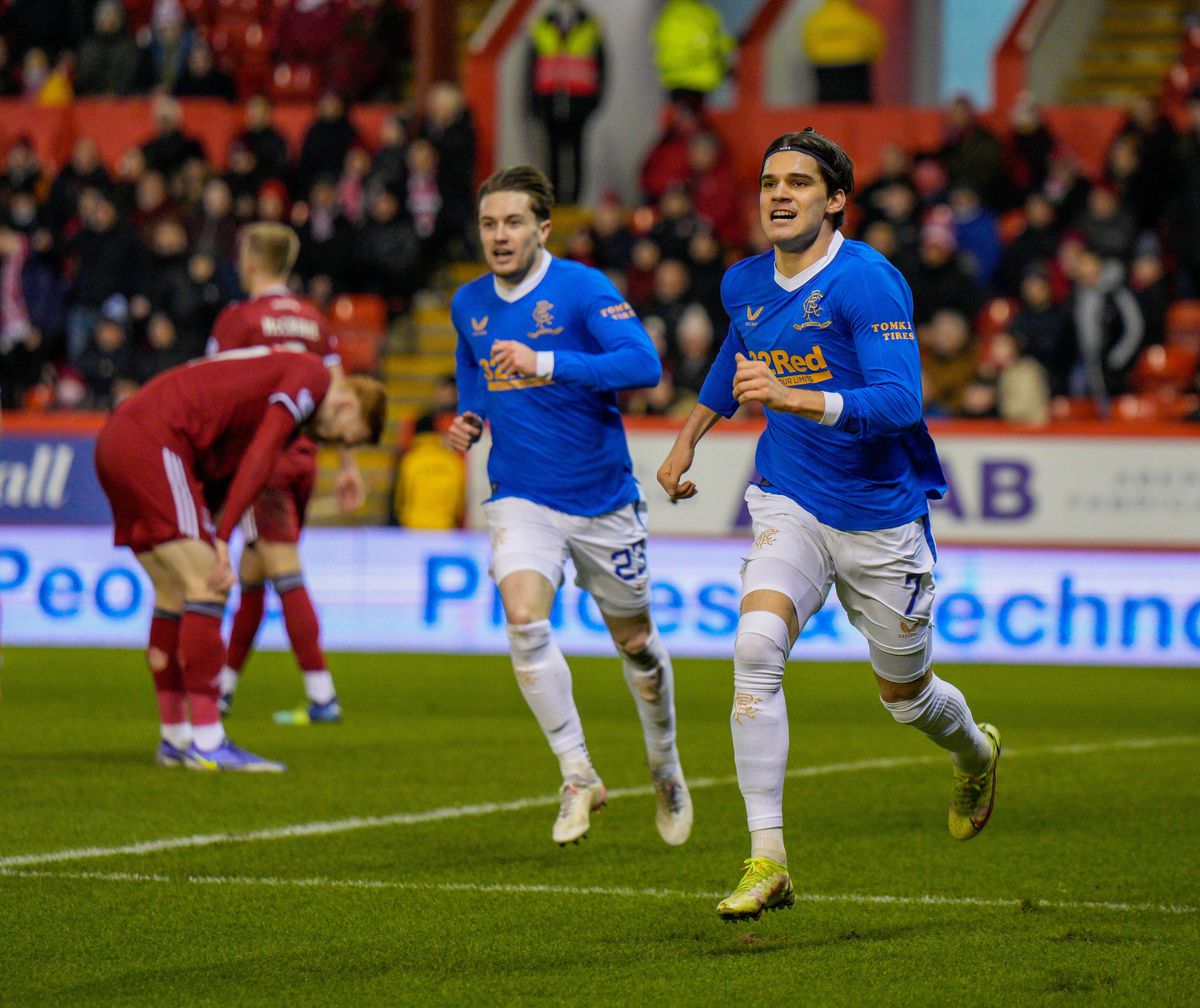 Ianis Hagi, gol de mare atacant pentru Rangers! Campioana Scoției s-a încurcat pe terenul lui Aberdeen