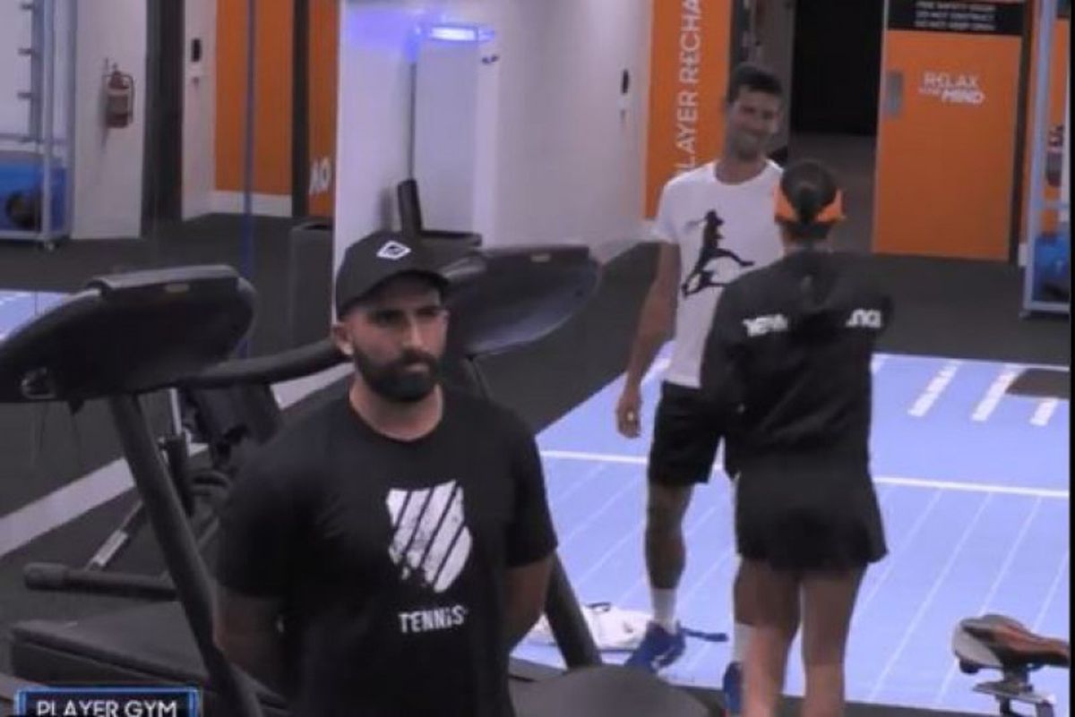 Sorana Cîrstea, întâlnire cu Novak Djokovic la Australian Open /  FOTO: Twitter @popalorena