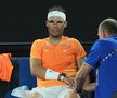 Stupoare la Australian Open: Rafael Nadal, eliminat în 3 seturi de locul 65 ATP! Soția sa a plâns în tribune