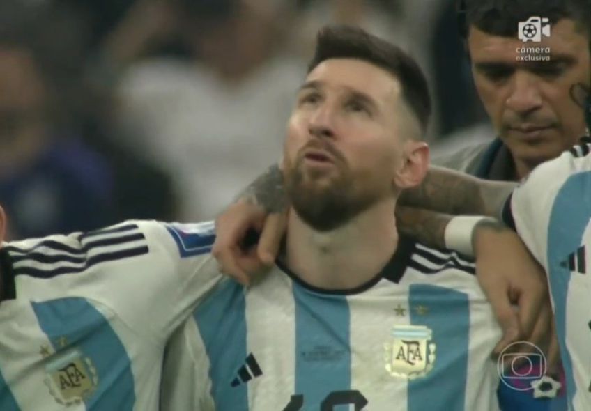 Lionel Messi (35 de ani) a trăit la intensitate maximă loviturile de departajare din finala Campionatului Mondial. Imagini în care se observă cuvintele rosite fac acum înconjurul lumii.