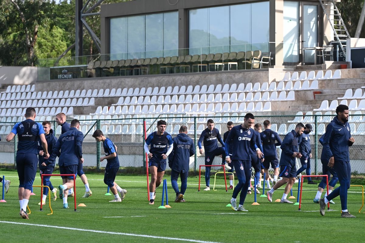 FCSB a schimbat strategia în Antalya. Antrenament pe Antalya pe 18 ianuarie / FOTO: Cristi Preda (GSP.ro)
