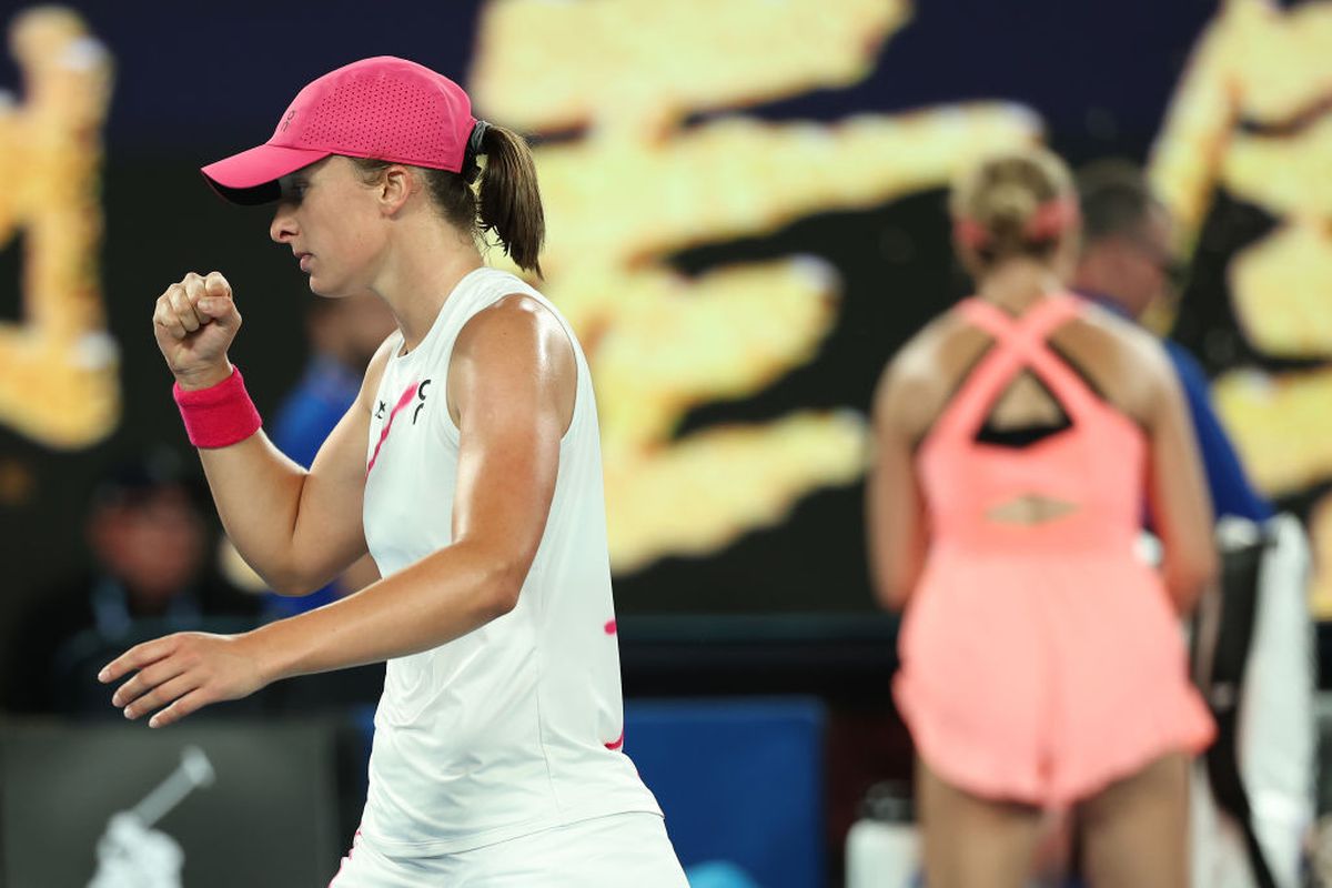 Poza 3 Iga Swiatek Danielle Collins, Australian Open 2024