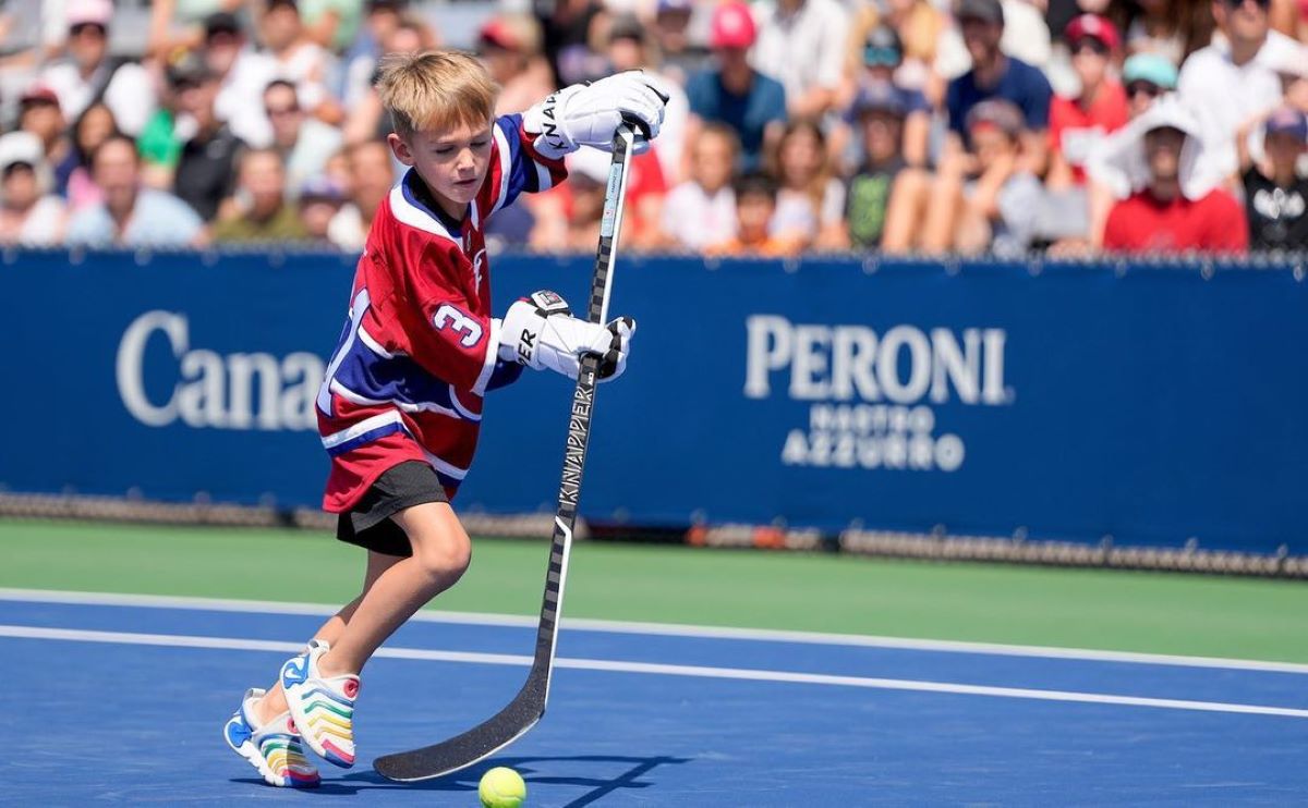 Victoria Azarenka și fiul ei, Leo, pasionat de sport