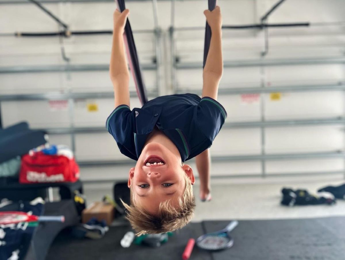 Victoria Azarenka și fiul ei, Leo, pasionat de sport