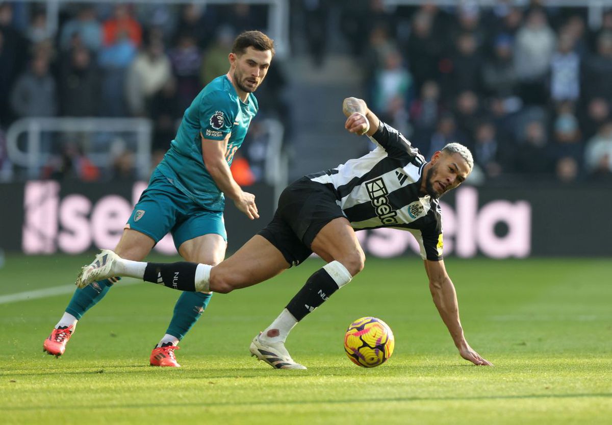 După tripla lui Kluivert, Bournemouth a întrerupt seria de victorii a lui Newcastle