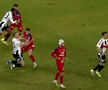 Duelul dintre Ișfan și Van der Werff, care a decis meciul U Cluj - Gloria Buzău