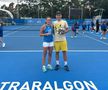 Înainte de Australian Open, Anamaria Federica Oana a disputat finala turneului de la Traralgon / Sursă foto: Facebook@ Sanda Oana