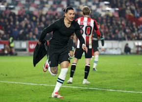Brentford - Liverpool 0-2 » „Dubla” lui Darwin Nunez din prelungirile partidei i-a salvat pe „cormorani”