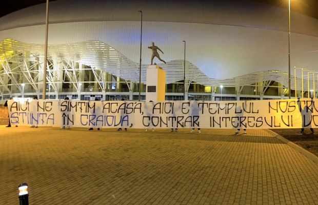 „Șah-mat! Mutarea e finală” » Ultrașii lui FCU Craiova, mesaj la miezul nopții pentru Mititelu și Olguța Vasilescu